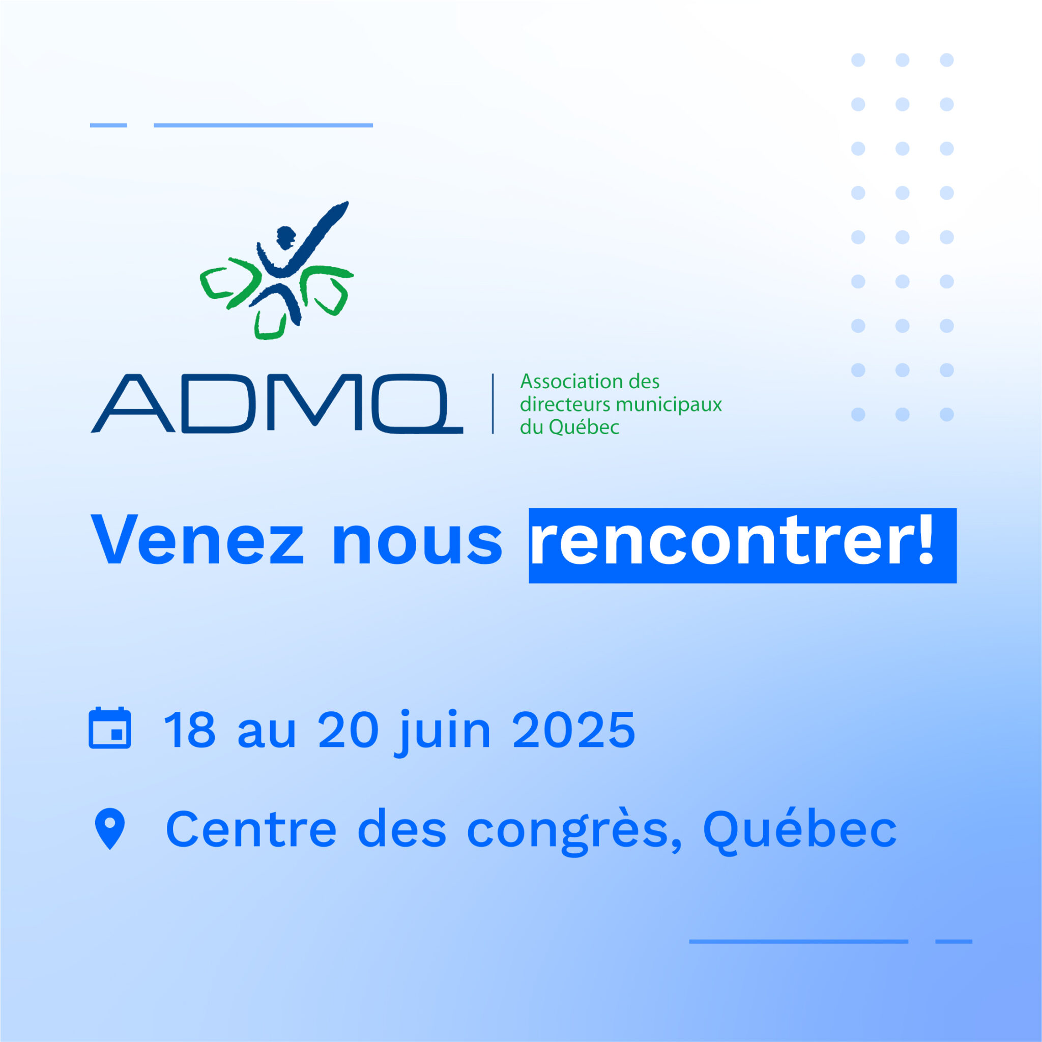 Congrès ADMQ 2025